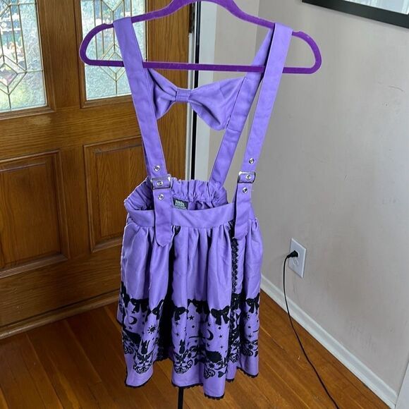 Her Universe Studio Ghibli Kiki's Delivery Service Purple Suspender Skirt Size S - Picture 3 of 8